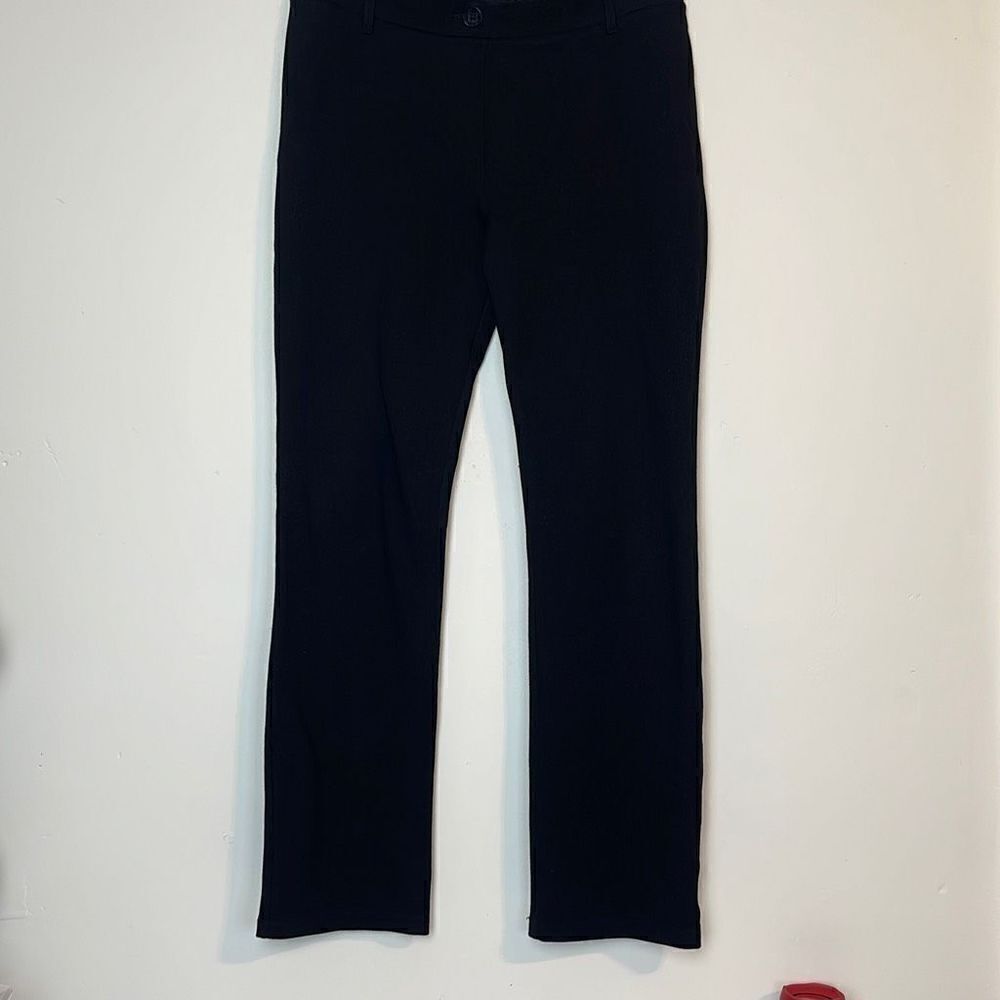 Betabrand Black Ponte Yoga Pants M Petite